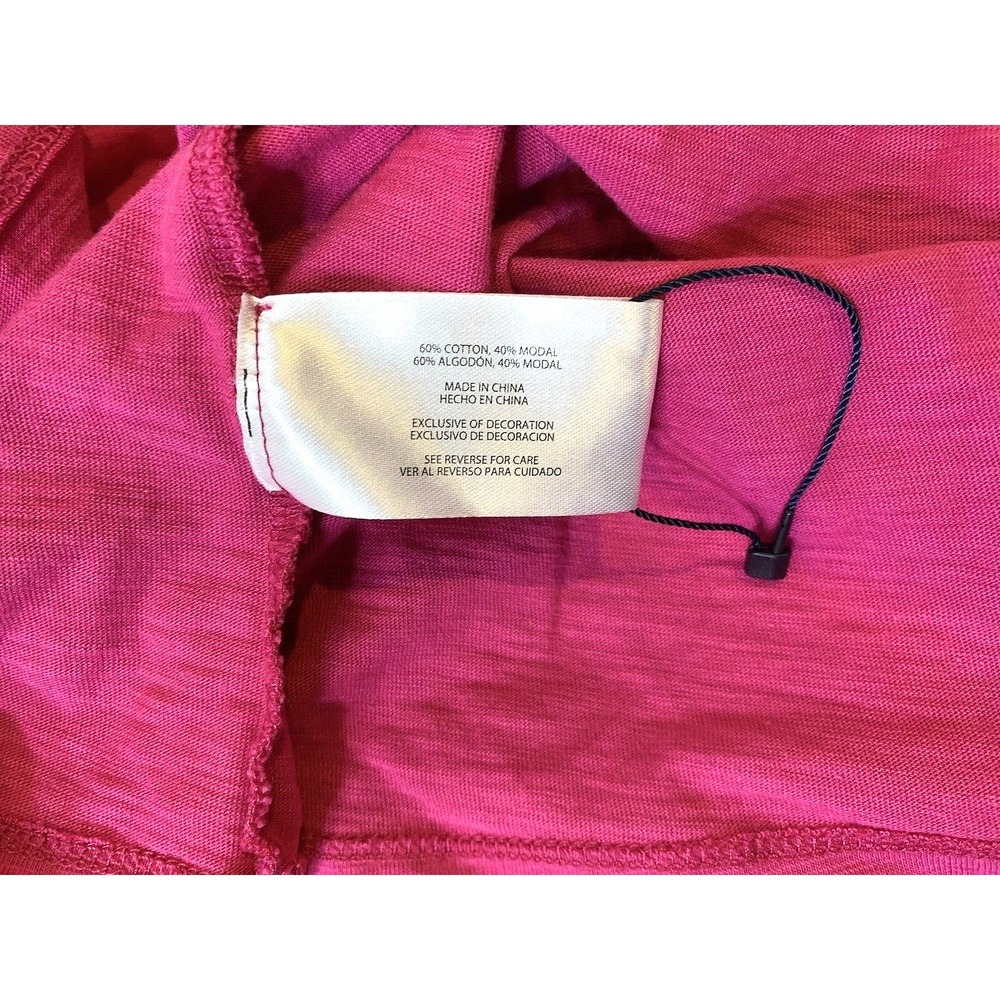 Gap Dress Womens XL Pink Sleeveless Tank Midi Sun Cotton Blend Tiered Pockets - Picture 5 of 7